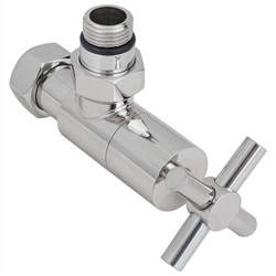 Вентиль запорный угловой Сунержа G 1/2 НРхG 3/4 НГ крест M129466 - фото 1363872