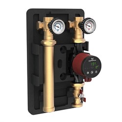 Насосная группа с прямым контуром Grundfos HEATMIX 25D - Ду25 (с насосом ALPHA2 25-60 180) C99309068 - фото 1965705