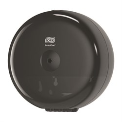Диспенсер для туалетной бумаги Tork SmartOne мини-рулонах Т9 черный (арт.681008) M100620 - фото 2654267