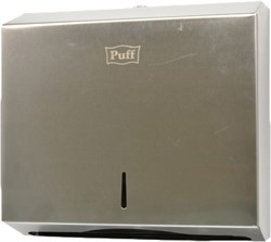 Диспенсер для бумажных полотенец Puff 5610 хром матовый антивандальный M101005 - фото 2654305