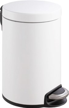 Урна для мусора BINELE Lux 20 литров (белая) M112571 - фото 2654758
