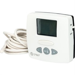 Термостат комнатный электронный STOUT WFHT-LCD с выносным датчиком M193077 - фото 2688771