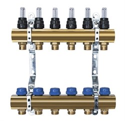 Аксессуар для водяного пола Stahlmann Коллектор 1 х 3/4  11 вых M193461 - фото 2689077