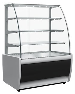 Витрина кондитерская Carboma K70 VM 1,3-1 Light (ВХСв - 1,3д Техно) E32198 - фото 2921577