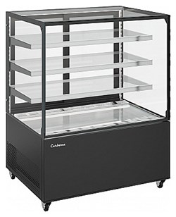 Витрина кондитерская Carboma KC71-130 VV 0,9-1 COSMO закрытая E126818 - фото 2921593