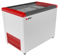 Ларь морозильный Frostor GELLAR FG 350 C красный E107960 - фото 2931641