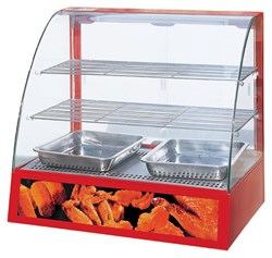 Витрина тепловая ROAL HW-2P красная E93607 - фото 2947972