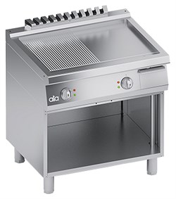 Поверхность жарочная ATA LOW-BUILT ELECT. GRIDDLE PLATE 1/2 SMOOTH 1/2 GROOVED + CABINET E236659 - фото 2950210