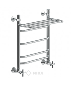 Водяной полотенцесушитель Ника ЛТ (г2) ВП (Лестница трапеция / группа 2 / верхняя полка) 60х40 -5 M7159 - фото 4309562