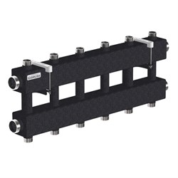 Распределительная гребенка Gidruss MK-150 6DU 1 1/2 х1 , 7вых., сталь черная 1P 01504 17 - фото 4496313