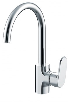 Смеситель для кухни Bravat F7105161C с высоким поворотным изливом Pure, 00177408 T0004364 - фото 4512930