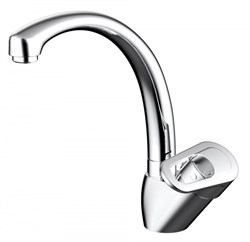 Смеситель для кухни Bravat F7124182CP-RUS с высоким поворотным изливом LOOP, 184898 T0004366 - фото 4514444