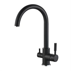 Смеситель для кухни AQUANIKA COMFORT графит, AQC06BL TAQC06BL - фото 4514767