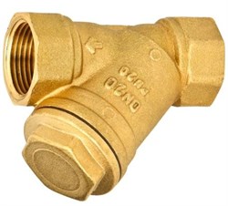 Фильтр сетчатый резьб. 1 , PN20, Bugatti Nebraska 170, латунь 01700006 - фото 4559416