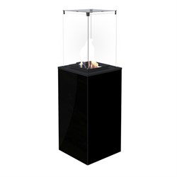 Газовый уличный обогреватель Kratki PATIO MINI/M/G31/37MBAR/CZ - черное стекло, с ручным управлением M64643 - фото 4588539
