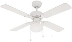 Вентилятор с подсветкой Dreamfan Vegas White 105 M213838 - фото 4661388