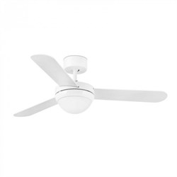 Вентилятор с подсветкой Faro Feroe Blanco (33600) M58884 - фото 4661494
