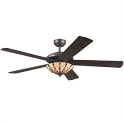 Вентилятор с подсветкой Westinghouse Comet Tiffany M59386 - фото 4661982