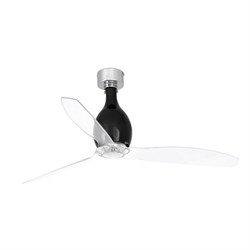 Вентилятор без подсветки Faro Mini Eterfan Shiny Black (32026) M58915 - фото 4662505