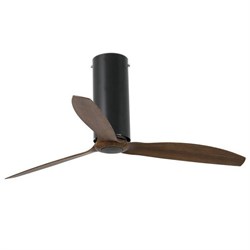 Вентилятор без подсветки Faro Tube Fan Matt Black Wood (32037) M58919 - фото 4662804