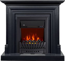 Пристенный электрокамин Royal Flame Bradford (Серый графит) с очагом Aspen Black M215614 - фото 4741335
