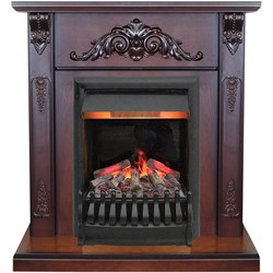 Пристенный электрокамин Real-Flame Anita AO с очагом 3D Oregan M38892 - фото 4741415