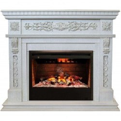 Эстетичный 3D электрокамин с увлажнением Real-Flame Estella 25,5/26 WT с очагом 3D Helios 26 M67700 - фото 4741548