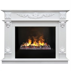 Пристенный электрокамин Real-Flame Philadelphia 25,5/26 WT с очагом 3D Cassette 630 (Black вставка) M68859 - фото 4741578