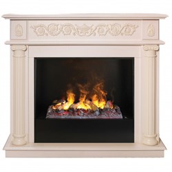 Пристенный электрокамин Real-Flame Attica 25,5/26 WT с очагом Black вставка + 3D Cassette 630 M104895 - фото 4741634