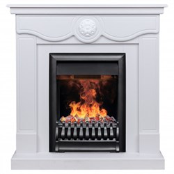 Пристенный электрокамин Real-Flame Aurora STD/EUG WT с очагом 3D Oregan M194329 - фото 4741813