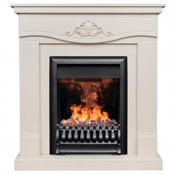 Пристенный электрокамин Real-Flame Junona STD/EUG WT с очагом 3D Oregan M194330 - фото 4741817