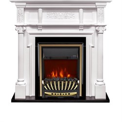 Пристенный электрокамин Royal Flame Oxford с очагом Aspen Gold/Black M185538 - фото 4742465