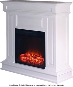 Деревянный камин (портал+очаг) InterFlame Polaris / Полярис с очагом Foton 23 FX M110089 - фото 4742508