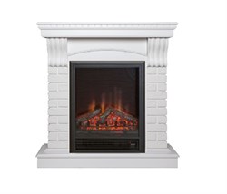 Пристенный электрокамин Real-Flame JAZZ STD/EUG WT с очагом EUGENE M199805 - фото 4742883