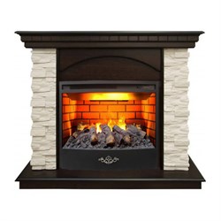 Комплект электрокаминов с искусственным камнем Real-Flame Elford STD/EUG/25,5/HL AO 3D Firestar 25,5 M108846 - фото 4743154