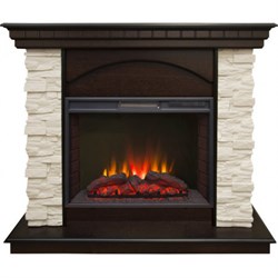 Комплект электрокаминов с искусственным камнем Real-Flame Elford STD/EUG AO с очагом Sparta 25,5 LED M52188 - фото 4743167
