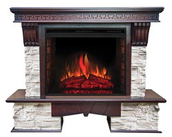 Комплект электрокаминов с искусственным камнем Real-Flame Rockland 26/HL с очагом Epsilon 26 S IR M52677 - фото 4743235