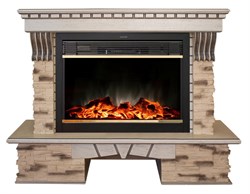 Комплект электрокаминов с искусственным камнем Real-Flame Sorento 25,5/26 с очагом Moonblaze Lux Bl/Br M104866 - фото 4743401