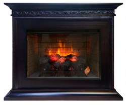 Комплект электрокаминов с искусственным камнем InterFlame Тайлер с очагом Foton 21-33 LED FX QZ M187366 - фото 4743503