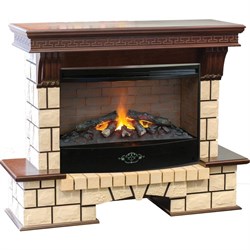 Комплект электрокаминов с искусственным камнем Real-Flame Stone new 33 AO с очагом 3D Firestar 33 M38833 - фото 4744174