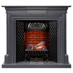 Пристенный электрокамин Dimplex Chelsea Граффит Грей с очагом Cassette 400 M129619 - фото 4744833