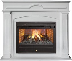 Пристенный электрокамин Real-Flame Mirra 26 WT с очагом 3D Novara M132922 - фото 4744937