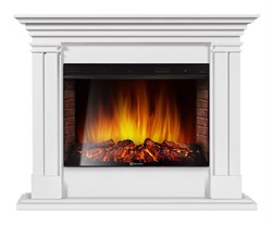 Пристенный электрокамин Electrolux EFP/P-3320RLS с порталом Firelight Castello 30 белый M134490 - фото 4745001