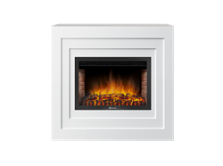Пристенный электрокамин Electrolux EFP/P-3020LS с порталом Firelight Cubo 30 белый M138855 - фото 4745789