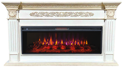 Пристенный электрокамин InterFlame Елизавета с очагом FreeSpace 40 M225106 - фото 4746026