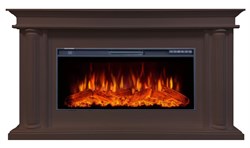 Пристенный электрокамин InterFlame Элеганс (темный дуб) с очагом FreeSpace 40 M208797 - фото 4747444