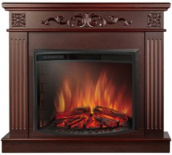 Пристенный электрокамин Electrolux EFP/P-2620RLS с порталом Firelight Noce 26/30 шпон темный дуб M231556 - фото 4747581