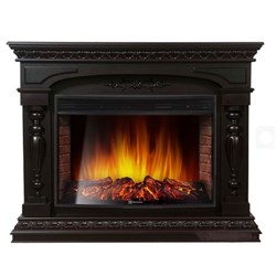 Пристенный электрокамин Electrolux EFP/P-3320RLS с порталом Firelight Perfetto R 30 венге M134535 - фото 4747884