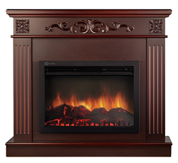 Пристенный электрокамин Electrolux EFP/P-3020LS с порталом Firelight Noce 26/30 шпон темный дуб M231558 - фото 4748041