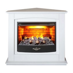 Угловой электрокамин Real-Flame Canada Corner 25,5 WT (WT-F611) с очагом 3D Firestar 25,5 M187234 - фото 4748851